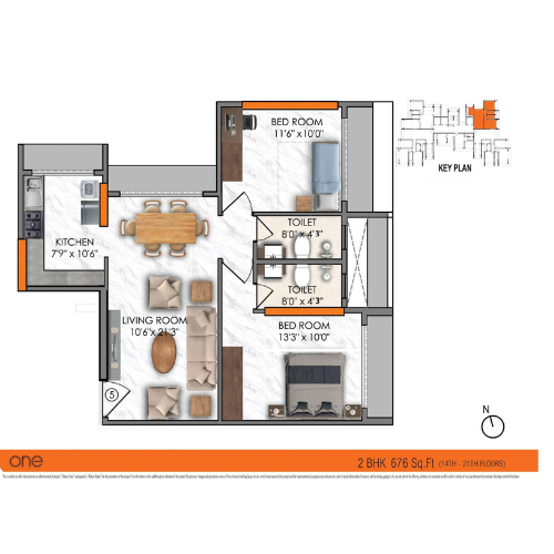 Rodium xone floor plan